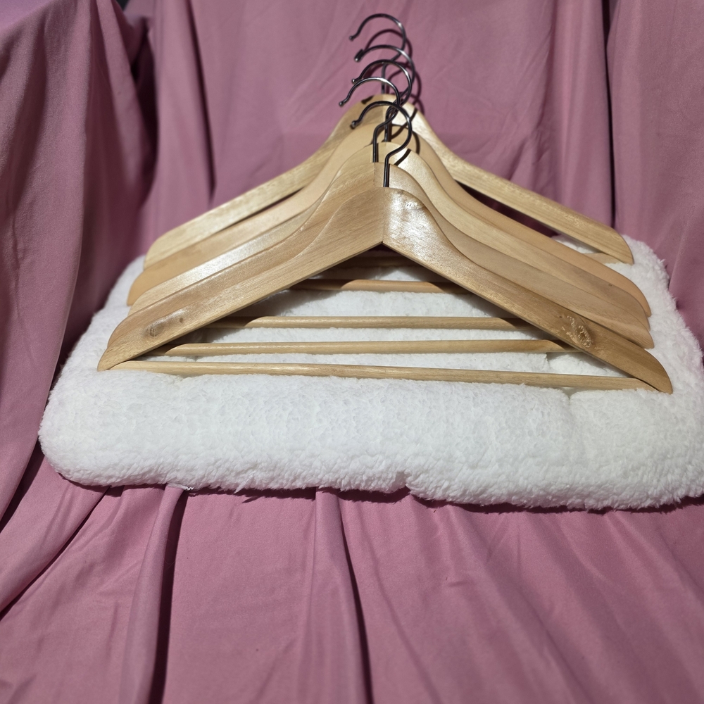 Wooden Hangers Lot Of 5